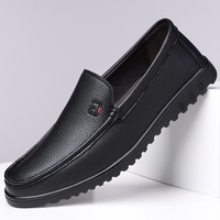 Chaussures Homme Prêtes à l'Expédition – Mocassins Décontractés en Cuir Synthétique, Plats, pour la Conduite, Semelle Extérieure en Caoutchouc Antidérapante – Vente en Gros, Faible MOQ