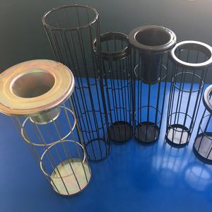 תחנת כוח תרמית עם כלוב שקיות קולט אבק מנירוסטה 304 125*2480 שלד קולט אבק מגולוון - Product Image 2