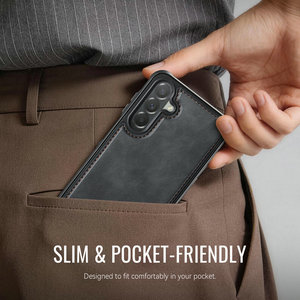 เคสโทรศัพท์หนังแบบยึดติดกับที่วางโทรศัพท์ในรถยนต์ได้แน่นหนา พร้อมฝาหลังแม่เหล็กแรงสูง สำหรับ <span class=keywords><strong>Samsung</strong></span> Galaxy A57 <span class=keywords><strong>A58</strong></span> A56 A55 A17 - Product Image 5