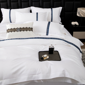 100% cotton khách sạn giường được trang bị tấm <span class=keywords><strong>Set</strong></span> bedsheets Bộ Bông 5 sao khách sạn bedsheet và <span class=keywords><strong>bedding</strong></span> <span class=keywords><strong>Set</strong></span> - Product Image 3