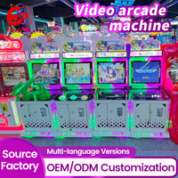 Machine de jeu vidéo à monnayeur pour enfants, vente en gros d'usine, mini borne de tir vidéo HD 32 pouces pour centre de jeux intérieur