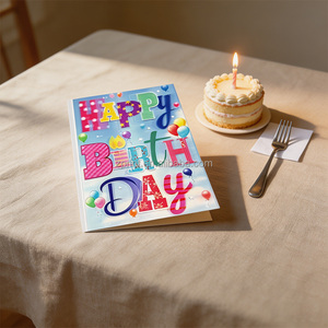 Cartes de vœux lenticulaires 3D personnalisées avec logo imprimé, animations 3D à effet de profondeur, cartes cadeaux pour anniversaires, fêtes, bénédiction et célébrations - Product Image 6