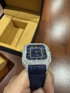 Groothandel Sport Polshorloge Luxe Iced Out Horloge Bust Down Mannen Vvs Moissanite Horloges Automatische Mechanische Horloges Voor Mannen - Product Image 2