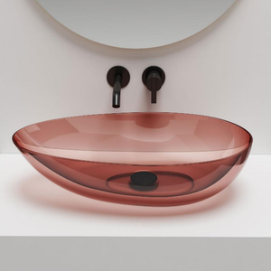 Fregadero de encimera moderno 2025, <span class=keywords><strong>lavabo</strong></span> de <span class=keywords><strong>Lavabo</strong></span> ovalado, <span class=keywords><strong>lavabo</strong></span> de Arte de <span class=keywords><strong>cristal</strong></span> de Color, <span class=keywords><strong>lavabo</strong></span> de baño - Product Image 4