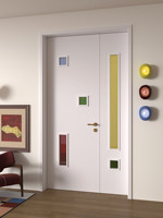 Porte en bois insonorisée, structure stable, pour bureau, école, commerce, intérieur, porte solide