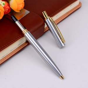 ปากกาลูกลื่นโลหะแบบกดคุณภาพสูง หัวบอลแบบยืดหดได้ ปรับแต่งโลโก้ได้ ใช้ไส้ปากกา Parker หมึกสีน้ำเงิน/ดำ เหมาะสำหรับใช้ในสำนักงานและโรงเรียน - Product Image 5