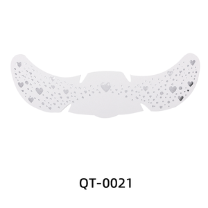 OEM personnalisé filles femmes temporaire visage tatouage autocollant étanche taches de rousseur paillettes maquillage métallique doré feuille de papier corps blanc - Product Image 6