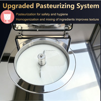60L/H Combo Batch Freezer Gelatomachine met Pasteurisatie, Hard IJsmachine, Commerciële IJsmachine te koop