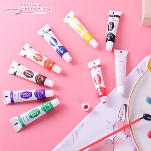 Gardez le sourire 12 Ml/<span class=keywords><strong>Tube</strong></span> Non Toxique Non Fading Artiste Enfants Peinture <span class=keywords><strong>Gouache</strong></span> Peinture Ensemble de 12 couleurs - Product Image 2