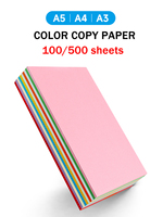 Papel de Copia de Color Verde Claro A4 de 80 g/m², 500 Hojas por Paquete, Papel de Impresión de Doble Cara para Oficina