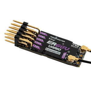 สำหรับ ER6GV 2.4GHz ExpressLRS 6CH PWM ตัวกันสั่นไจโร เสาอากาศคู่ TCXO ระยะไกล เครื่องบินบังคับวิทยุแบบร่อน ABS รองรับ FPV - Product Image 3
