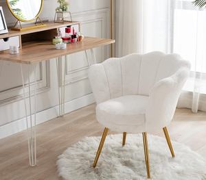 2023 hôtel de luxe blanc salon <span class=keywords><strong>petit</strong></span> <span class=keywords><strong>fauteuil</strong></span> pour chambre en attente pivotant facile nordique chaise en peluche tissu moderne teddy canapé chaise - Product Image 5