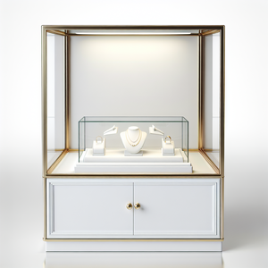 Exhibición de escaparate de MDF de alta calidad de lujo, diseño de interiores, joyería, decoración de muebles - Product Image 2