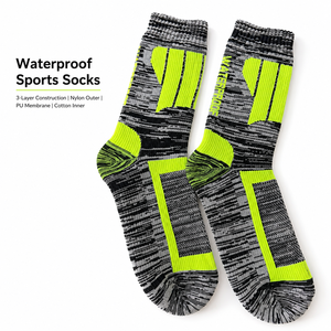 Calcetines Deportivos Impermeables y Transpirables, Estilo Deportivo Moderno, para Senderismo y Uso al Aire Libre, Venta al Por Mayor, En Stock - Product Image 1