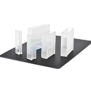 Cubetas de Cuarzo 751/722 UV de Doble Canal, 5, 10, 20, 30, 40, 50, 100 mm, Sinterizadas, Paquete de 2 - Product Image 1
