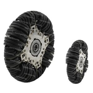 SS 8 pulgadas 200mm <span class=keywords><strong>Omni</strong></span> Robot rueda direccional para silla de ruedas eléctrica - Product Image 2