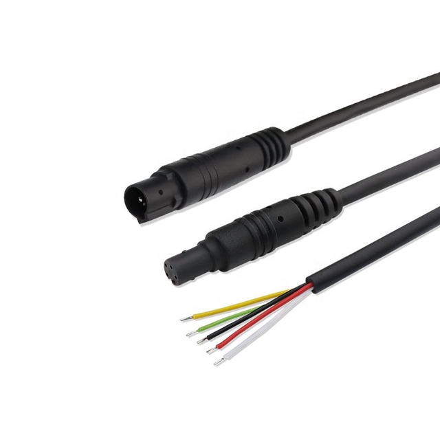 GIET 0.5m Factory Wholesale Car 5-core 5P Male  Female Head on Tin Camera Rear View Extension Inside for  BMW Head Video Line