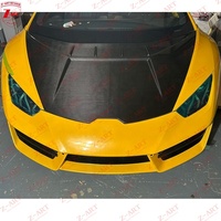 Capot avant en fibre de carbone sèche de style Tecnica Z-ART pour Lamborghini Huracan LP580 LP610 EVO LP640, couvercle de coffre en fibre de carbone préimprégnée
