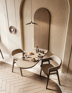 <b>LED</b> Lit Wooden Coffee Shop Display Stand | Waterproof Eco-Friendly Wall Mounted with Modern Design for Retail Use - Product Image 6