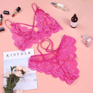 Sexy Lingerie Women Lace Bra & Brief Sets Underwear Sleepwear Pajamas Exotic Set - Product Image 2