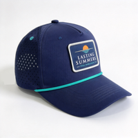 Topi Snapback Promosi 5 Panel Bordir Custom Cepat Kering Tahan Air