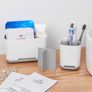 Nieuwe Mode Multifunctionele Toiletset Elektrische Tandenborstel Houder Badkamer Plank Schoonmaak Borstel Organizer - Product Image 5