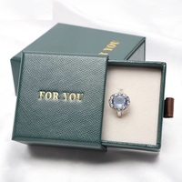 Boîte cadeau personnalisée avec logo doré, boîtes en papier, boîte à bijoux à tiroir coulissant pour montre, boucles d'oreilles, bracelet, collier, bague