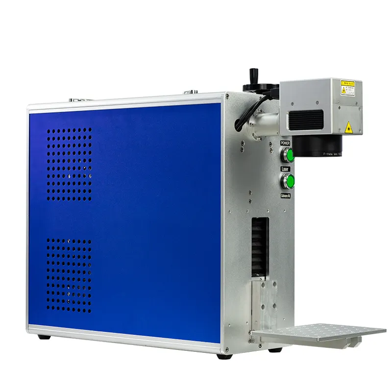 SIDALI 20w 30w 50w Deep Engraving Mini All In One Optical Fiber Laser Marking Machine Nameplate