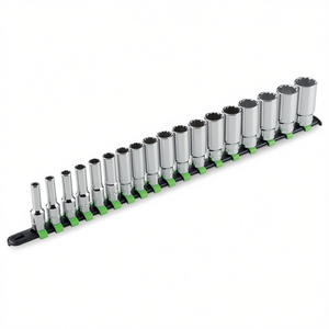 ชุดประแจบล็อก Fg 624l S18 18 ชิ้น ขนาดเมตริก ผลิตจากเหล็กโครเมียมวาเนเดียม สำหรับซ่อมแซมยานยนต์ - Product Image 2