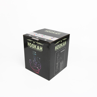 Chicha Cube LED Acrylique 5 Couleurs, Sheesha Nargile, Chicha Carrée sur Mesure, Ensembles de Narguilés, Vente en Gros