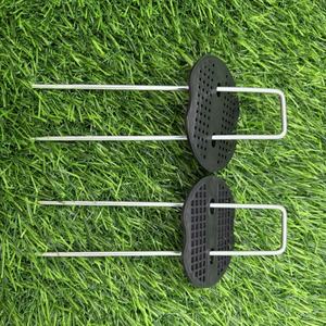 Clous en U galvanisés pour l'extérieur, fixations de jardin pour la stabilité du <span class=keywords><strong>gazon</strong></span> <span class=keywords><strong>synthétique</strong></span>, clous en U pour clôture en fil métallique - Product Image 6