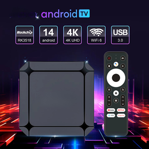 Nouvelle Box TV Intelligente 4K UHD Android 14 de l'usine <span class=keywords><strong>Asher</strong></span> 2025, Processeur RK3518, 2 Go de RAM, 16 Go de ROM, Streaming Personnalisé 2.4G - Product Image 2