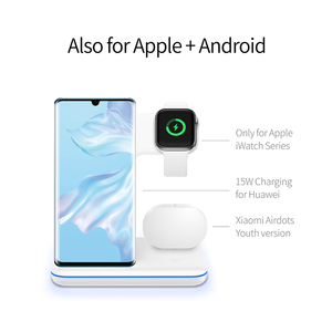 Leadingplus 15w rápido Cargadores Inalambricos De <span class=keywords><strong>Celular</strong></span> 3 en 1 cargador inalámbrico para Iphone Smartwatch <span class=keywords><strong>Airpods</strong></span> - Product Image 6