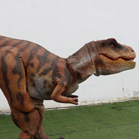 Costume de dinosaure animatronique portatif taille adulte pour parc d'attractions, défilé, carnaval