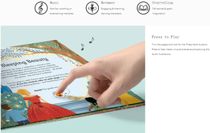 Libri di immagini di apprendimento magico con musica per l'educazione precoce OEM Factory per bambini libri di registrazione Audio - Product Image 2