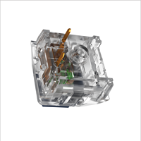 Interrupteurs mécaniques transparents Kailh BOX Navy C à retour tactile élevé, rétroéclairage RGB, 3 broches, pour clavier – Vente directe usine