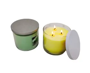 Flat Metal jar lid Special blasted printing candle cover Wax container tin top hot selling