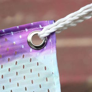 Bannière en maille polyester personnalisée, résistante au vent, pour l'extérieur, avec mât en aluminium, pour les événements sportifs, drapeaux/bannières promotionnels - Product Image 2
