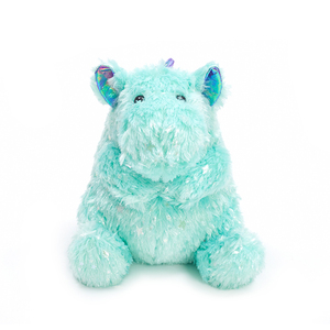 Jouet en peluche dragon volant avec logo personnalisé, paillettes brillantes et sequins - Product Image 1