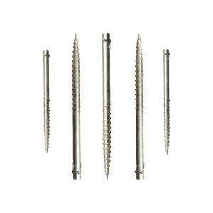 Venta caliente Precio de fábrica Q235 Anclaje de tierra Tornillo de tierra en espiral Anclajes de caída Galvanizado en caliente para la industria pesada - Product Image 1