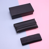 Meilleurs étuis d'emballage en cuir PU coloré pour lunettes de soleil, étuis souples en cuir pour lunettes, étui et sac personnalisés avec logo pour lunettes