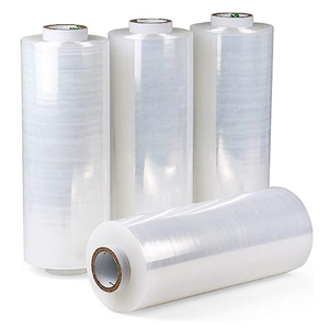 Jumboo Roll Stretch Film Soft Protective Packaging PE POF LLDPE <strong>Plastic</strong> Wrap Roll Custom Logo <strong>Printing</strong> for Pallet Wrapping - Product Image 6