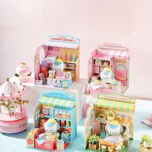 YD TOYS Juguete Educativo de Simulación de Tienda de Dulces para Bebés de 0 a 3 <span class=keywords><strong>Meses</strong></span>, Juguete de Ensamblaje DIY con Material de PVC y Caja de Almacenamiento - Product Image 4