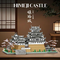 Reobrix Château de Himeji Blocs de Construction ABS Modèle 55017 Jouet Architectural Certifié CE Jeunesse DIY Assemblage 7105 Pièces Bureau