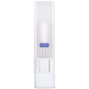 Professional 3/32" Shank Size - Flat Top Small Barrel White Ceramic Bit - <b>Nail</b> Drill Bit for Dremel Machine - Product Image 2