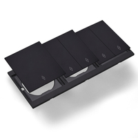 Interruptores y Enchufes de Pared WESA Ultrafinos con Botón Pulsador de 1/2/3 Vías, Enchufe Europeo de 1/2 Vía, Combinación Libre, Diseño Moderno de Lujo