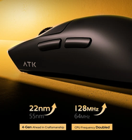NOUVEAU ATK Blazing Sky X1 V2 Souris sans fil Extreme Esports avec capteur PAW3950 Ultra programmable pour ordinateur de bureau/ordinateur portable