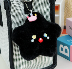 Niedliche Quietschende Stern-Plüsch-Anhänger Schlüsselanhänger Taschenanhänger Stoffpuppen für Verkaufsaktionen Großhandel - Product Image 3