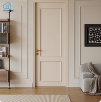 Puerta Doble de Madera con Arco Francés Personalizada, Puerta Interior con Rejilla y Vidrio Acanalado para Viviendas Residenciales, Hoteles y Proyectos al por Mayor