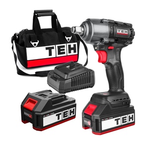 Chiave a percussione Cordless 20V per impieghi gravosi da 1/2 pollici con azionamento quadrato ad alta coppia per cacciavite elettrico trapano a batteria - Product Image 4
